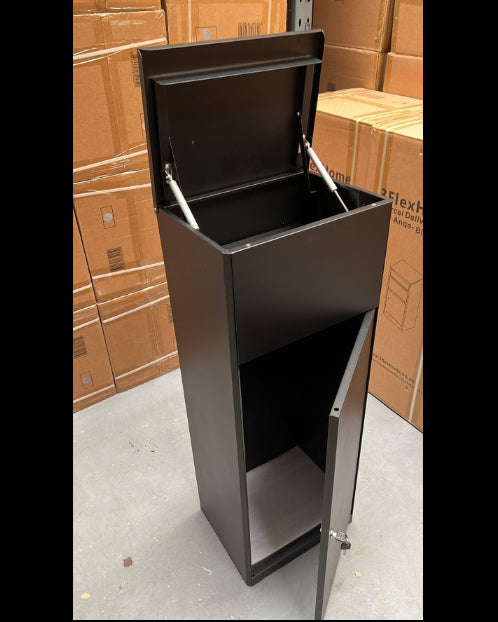 Adarna - Metal Parcel Delivery Box Outdoor - Extra Large (Black)