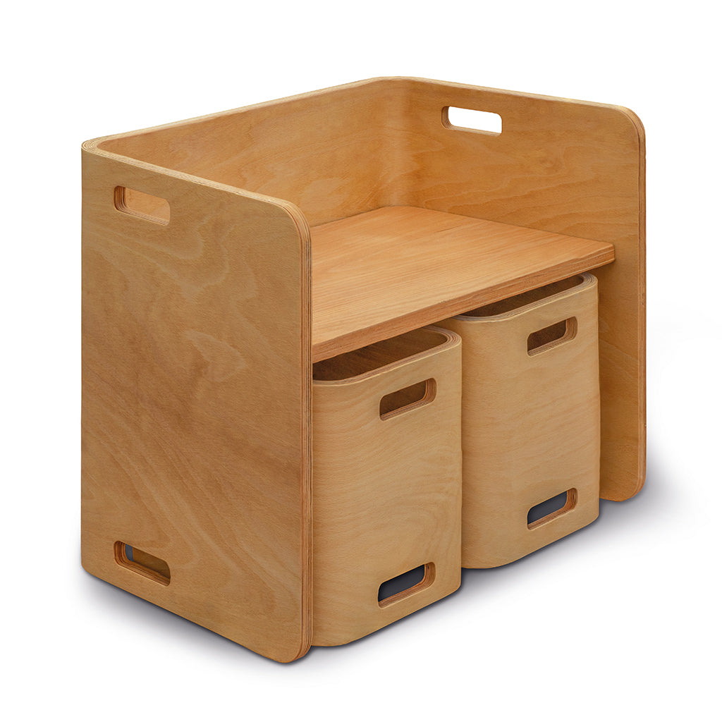 Montessori Cube Table and Chair Set for Kids - Flexy
