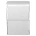 Metal Recycling Bin, Waste Separation Units - Rukh White