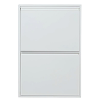 Metal Recycling Bin, Waste Separation Units - Rukh White
