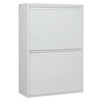Metal Recycling Bin, Waste Separation Units - Rukh White