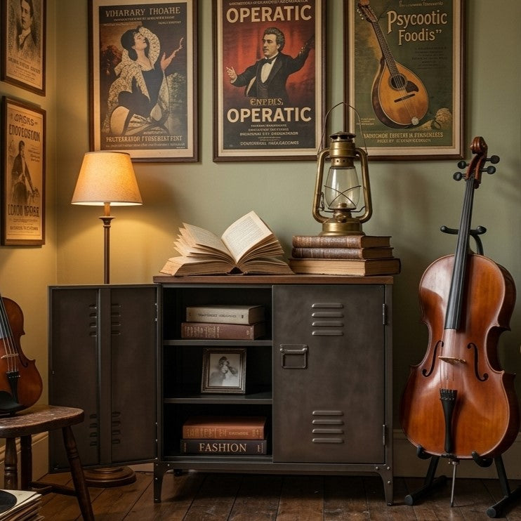 Metal Storage Cupboards, Side Cabinets - Alicanto Vintage