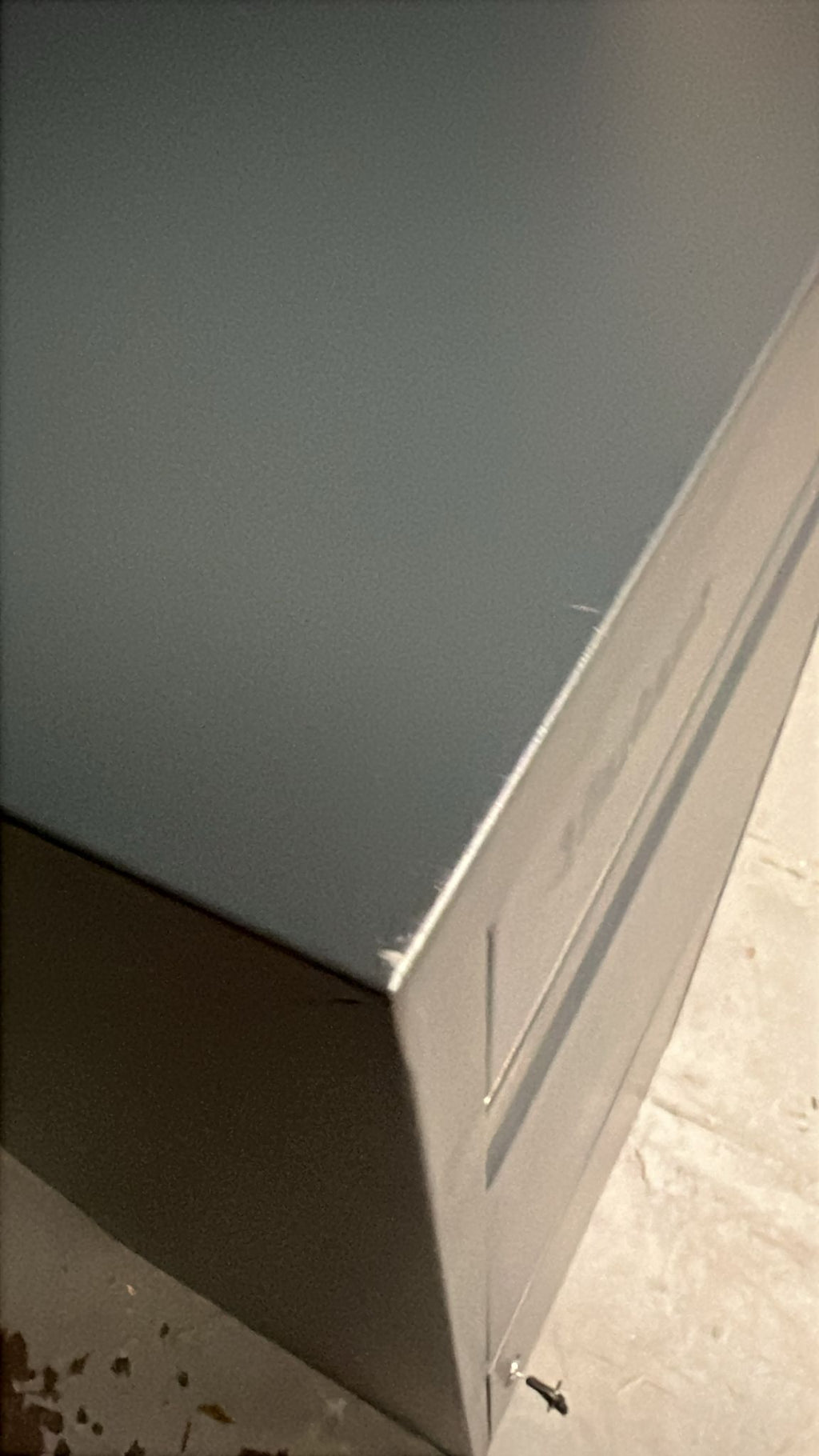 RERURBISHED - Metal Parcel Delivery Box Outdoor - Extra Large (Grey)