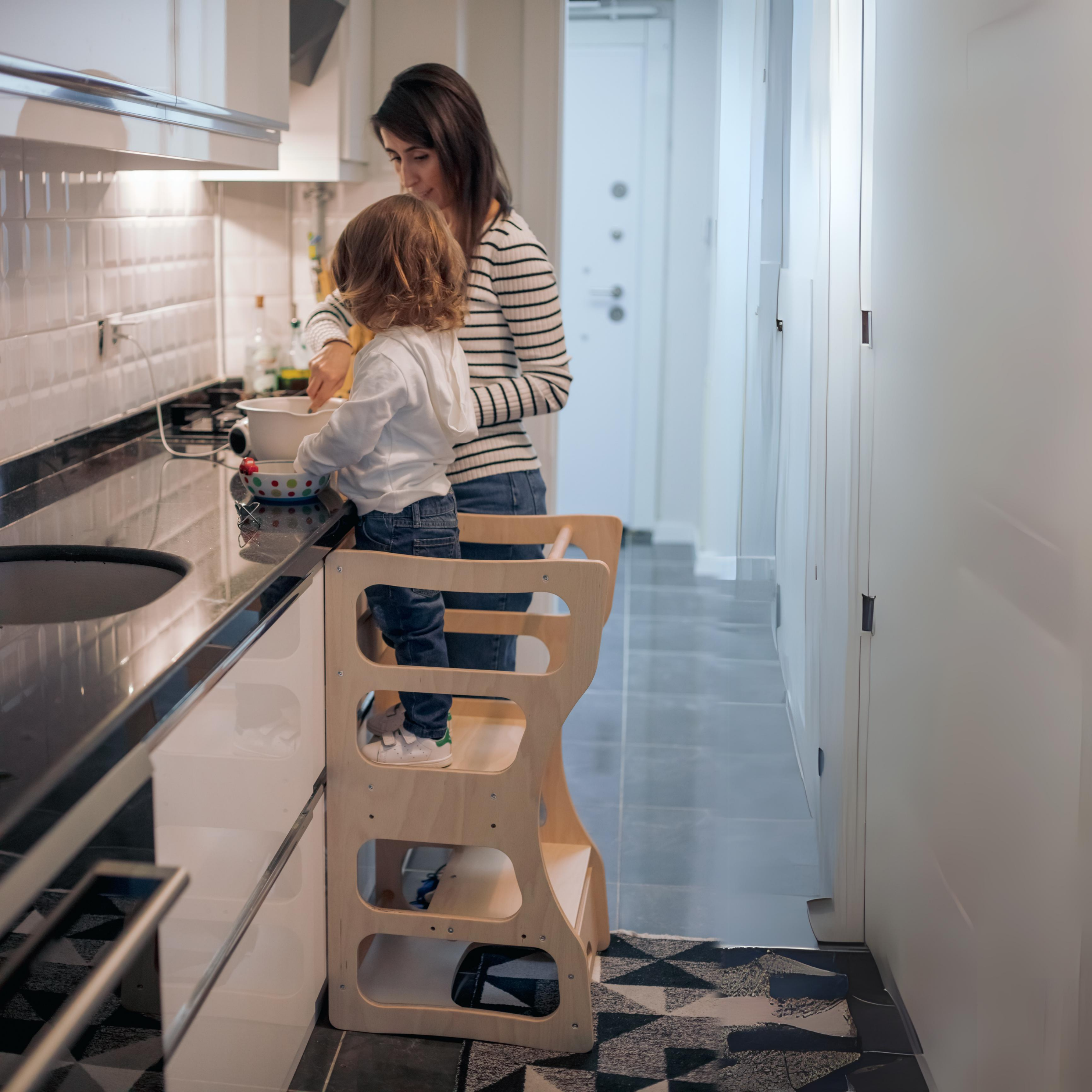 Twinn 2-in-1 Multipurpose Baby High Chair & Toddler Learning Tower
