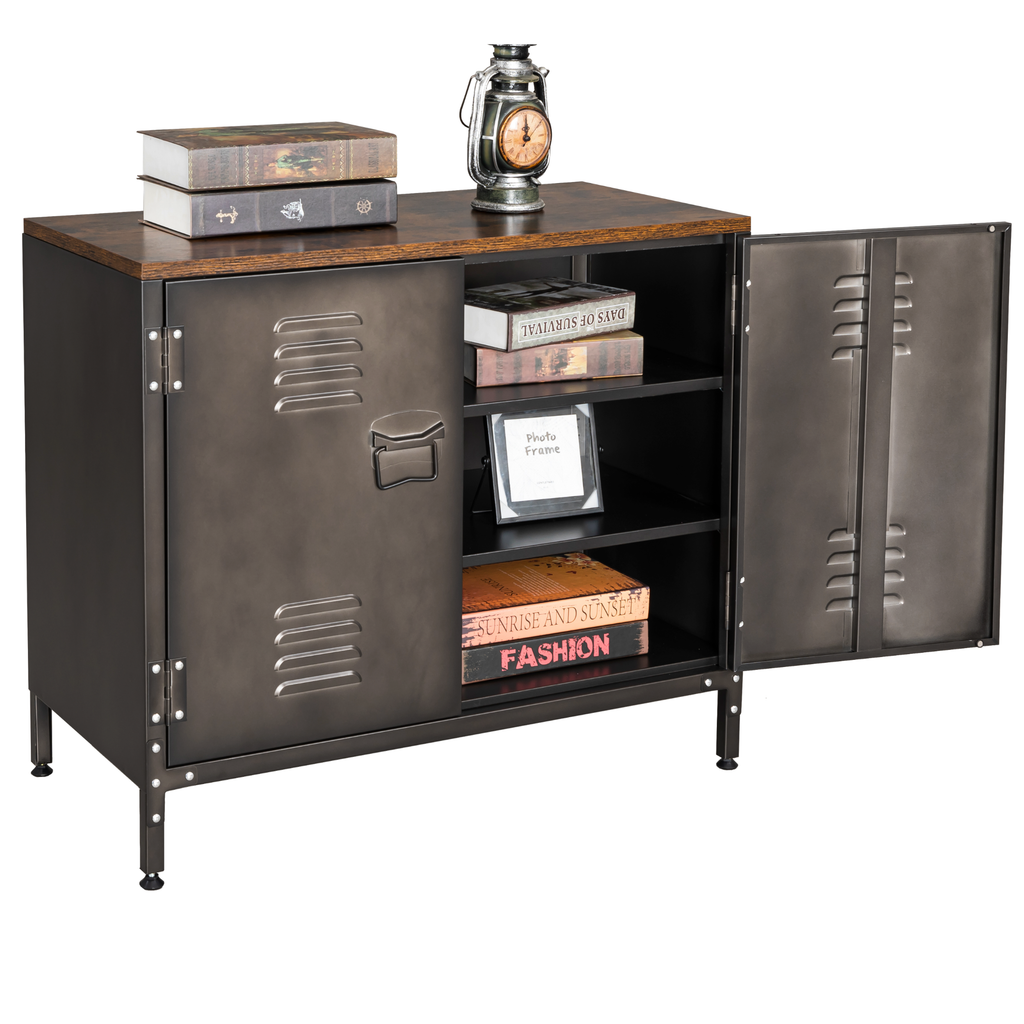 Metal Storage Cupboards, Side Cabinets - Alicanto Vintage