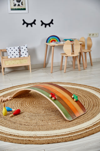 Earth Wooden Balance Board