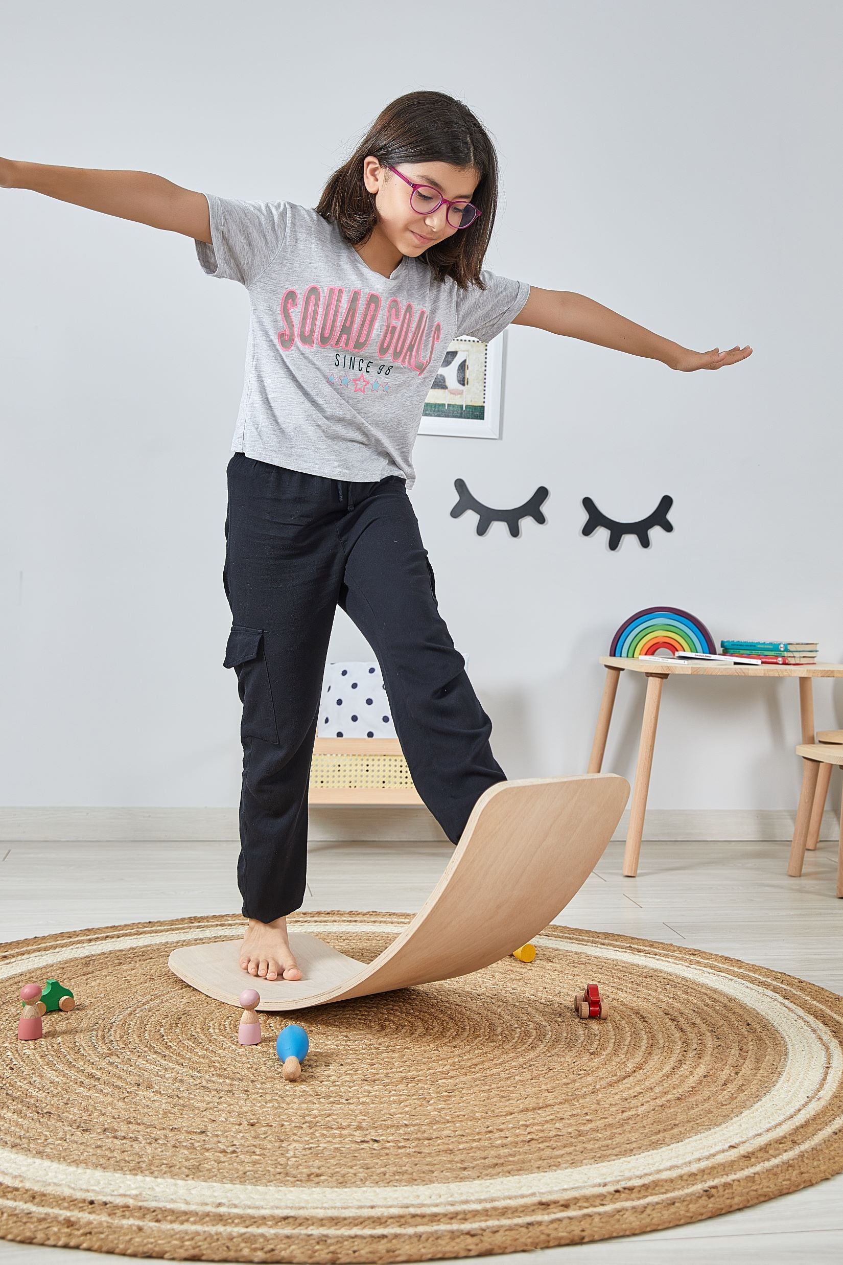 Wooden Balance Board - Natural