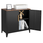 Metal Storage Cupboards, Side Cabinets - Bennu Black