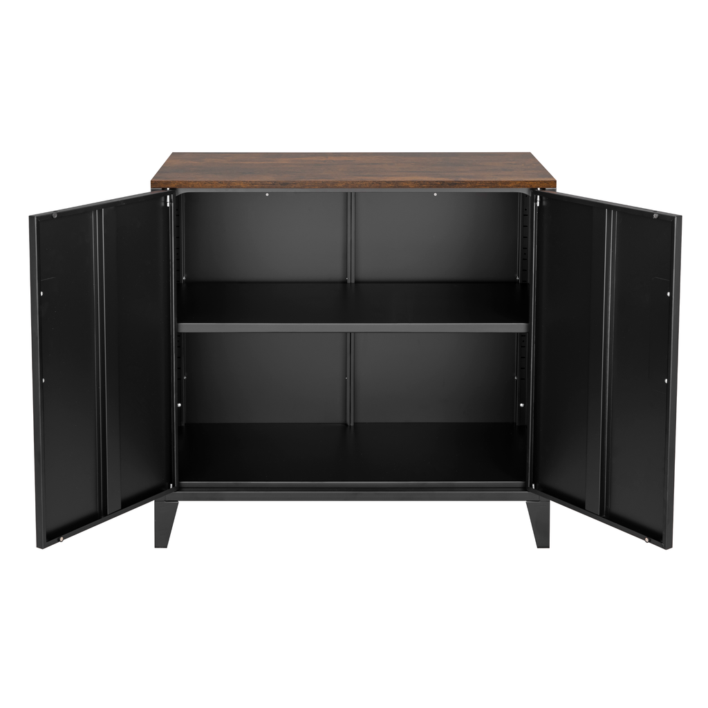 Metal Storage Cupboards, Side Cabinets - Bennu Black