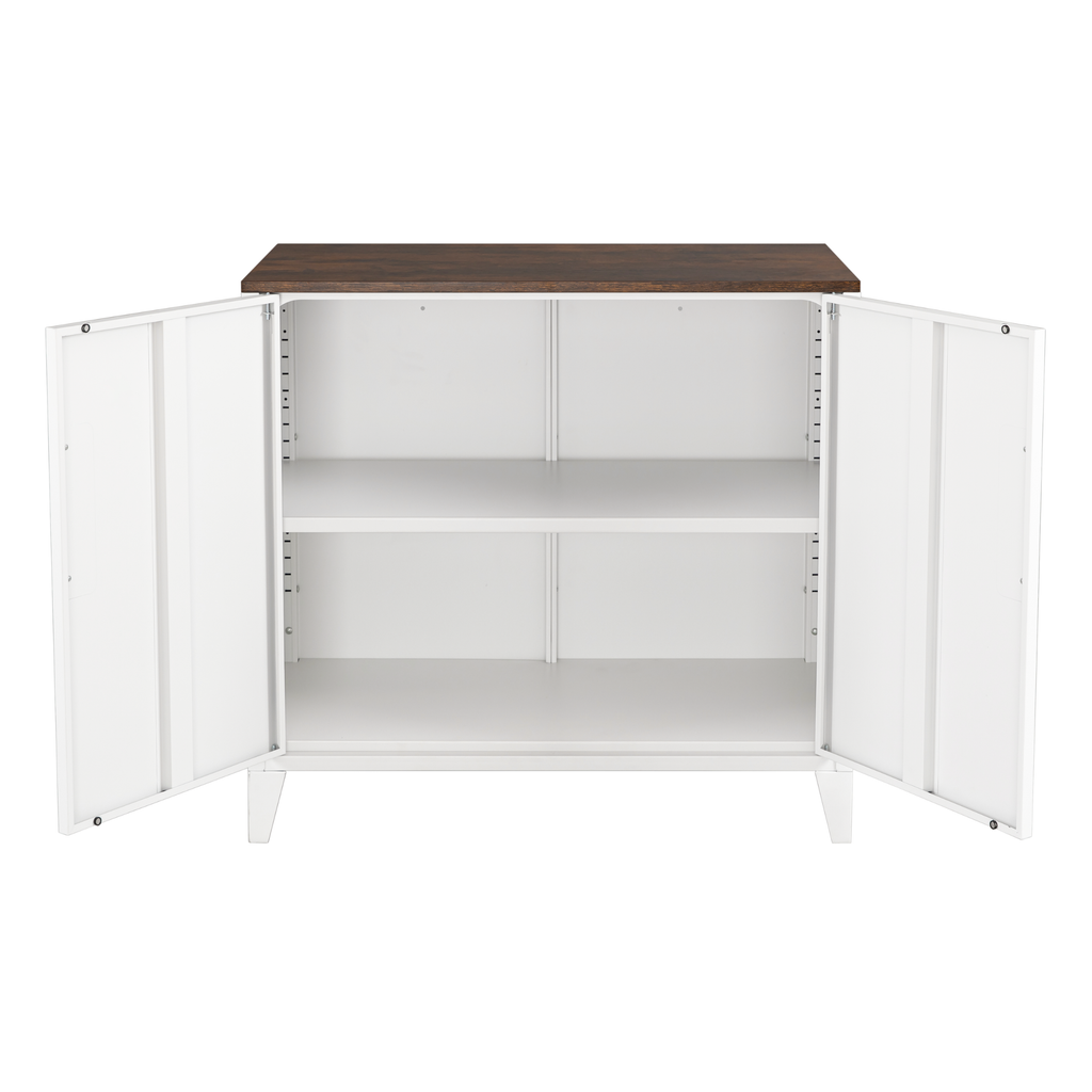 Metal Storage Cupboards, Side Cabinets - Bennu White
