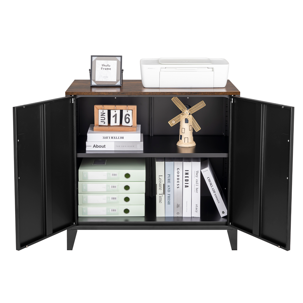 Metal Storage Cupboards, Side Cabinets - Bennu Black