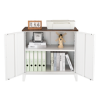 Metal Storage Cupboards, Side Cabinets - Bennu White