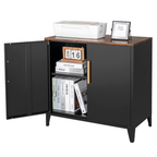 Metal Storage Cupboards, Side Cabinets - Bennu Black
