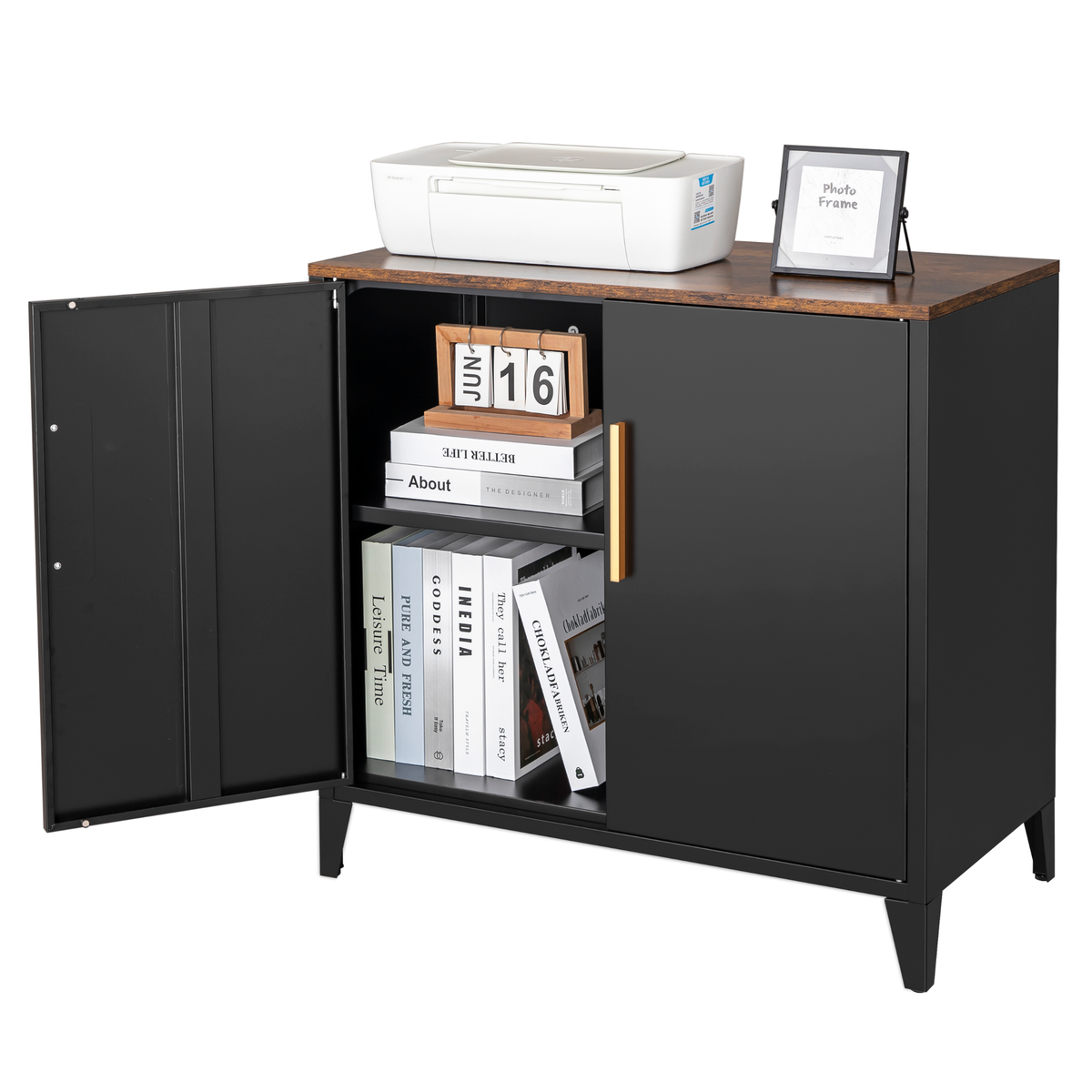 Metal Storage Cupboards, Side Cabinets - Bennu Black