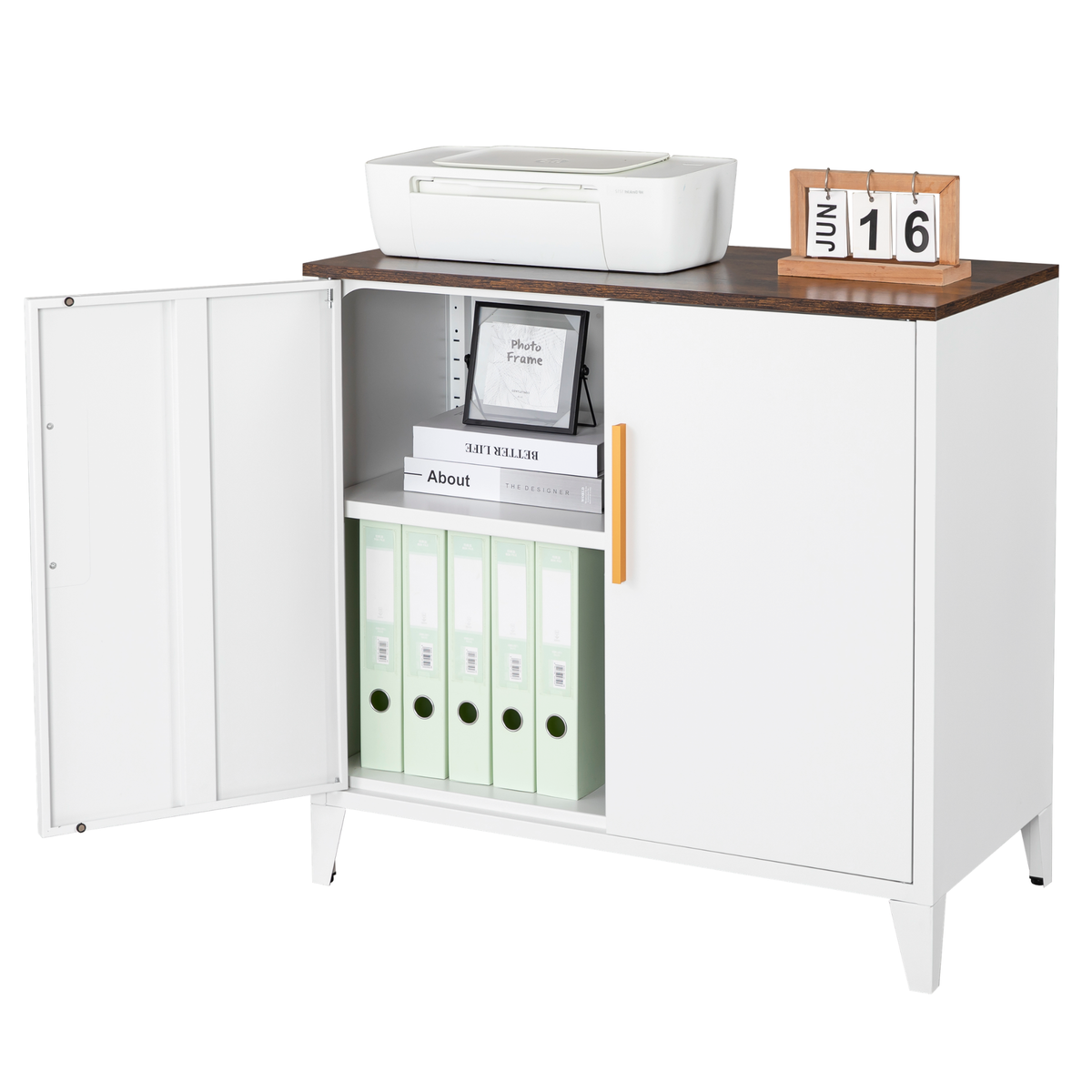 Metal Storage Cupboards, Side Cabinets - Bennu White