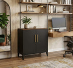 Metal Storage Cupboards, Side Cabinets - Bennu Black