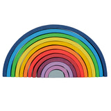 Extra Large 12 Pcs Stacking Toy Rainbow Blue (39 cm)