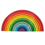 Extra Large 12 Pcs Stacking Toy Rainbow Red (39 cm)