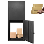 Anqa Metal Parcel Delivery Box Outdoor - Extra Large (Black)