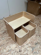 Refurbished Montessori Cube Table and Chair Set for Kids - Flexy Double Chair