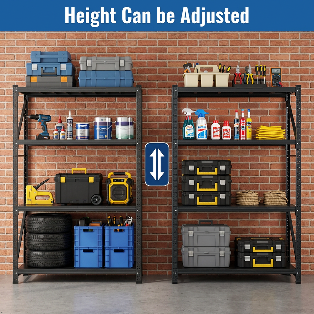 Condor Heavy Duty Garage Shelving Units - 60cm Depth