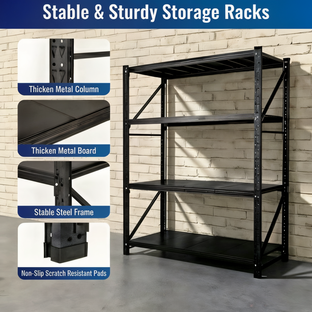 Condor Heavy Duty Garage Shelving Units - 60cm Depth