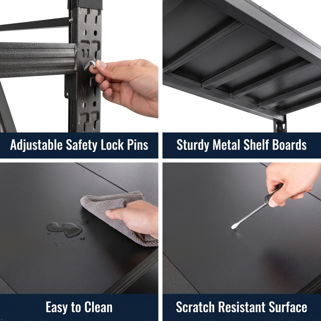 Condor Heavy Duty Garage Shelving Units - 60cm Depth