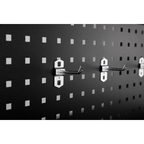 Metal Garage Tool Cabinets on Wheels - Huginn Black