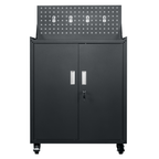 Metal Garage Tool Cabinets on Wheels - Huginn Grey
