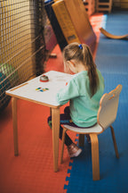 Montessori Table and Chair Set for Kids - Panda