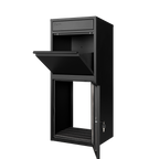 Anqa Metal Parcel Delivery Box Outdoor - Extra Large (Black)