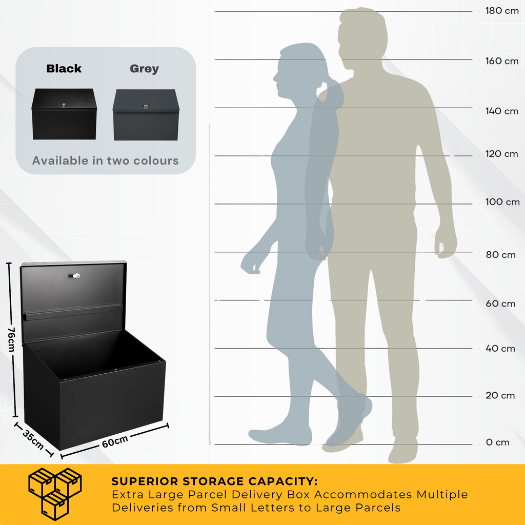 Roc Metal Parcel Delivery Box Outdoor - Extra Large