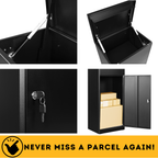 Adarna Metal Parcel Delivery Box Outdoor - Extra Large Post Box