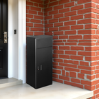 Metal Parcel Delivery Box Outdoor - Extra Large (Black)