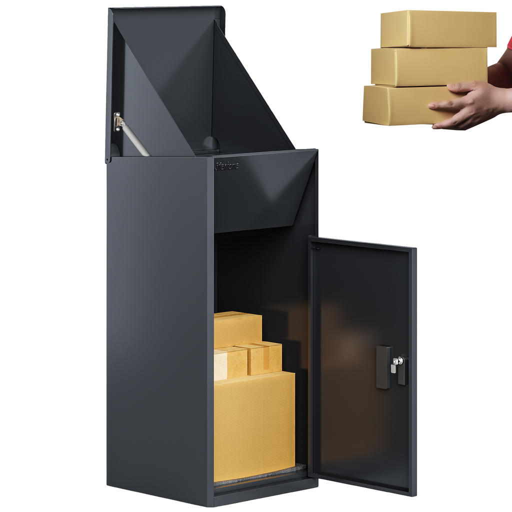 Metal Parcel Delivery Box Outdoor - Extra Large (Grey)