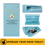 Metal Shoe Storage Cabinet for Hallway and Bedroom (Blue)