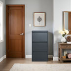 Metal Shoe Storage Cabinet for Hallway and Bedroom (Grey)