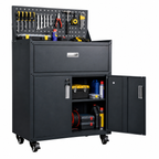 Metal Garage Tool Cabinets on Wheels - Muninn Grey