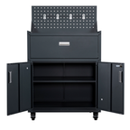 Metal Garage Tool Cabinets on Wheels - Muninn Grey
