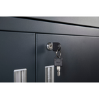 Metal Garage Tool Cabinets on Wheels - Muninn Grey
