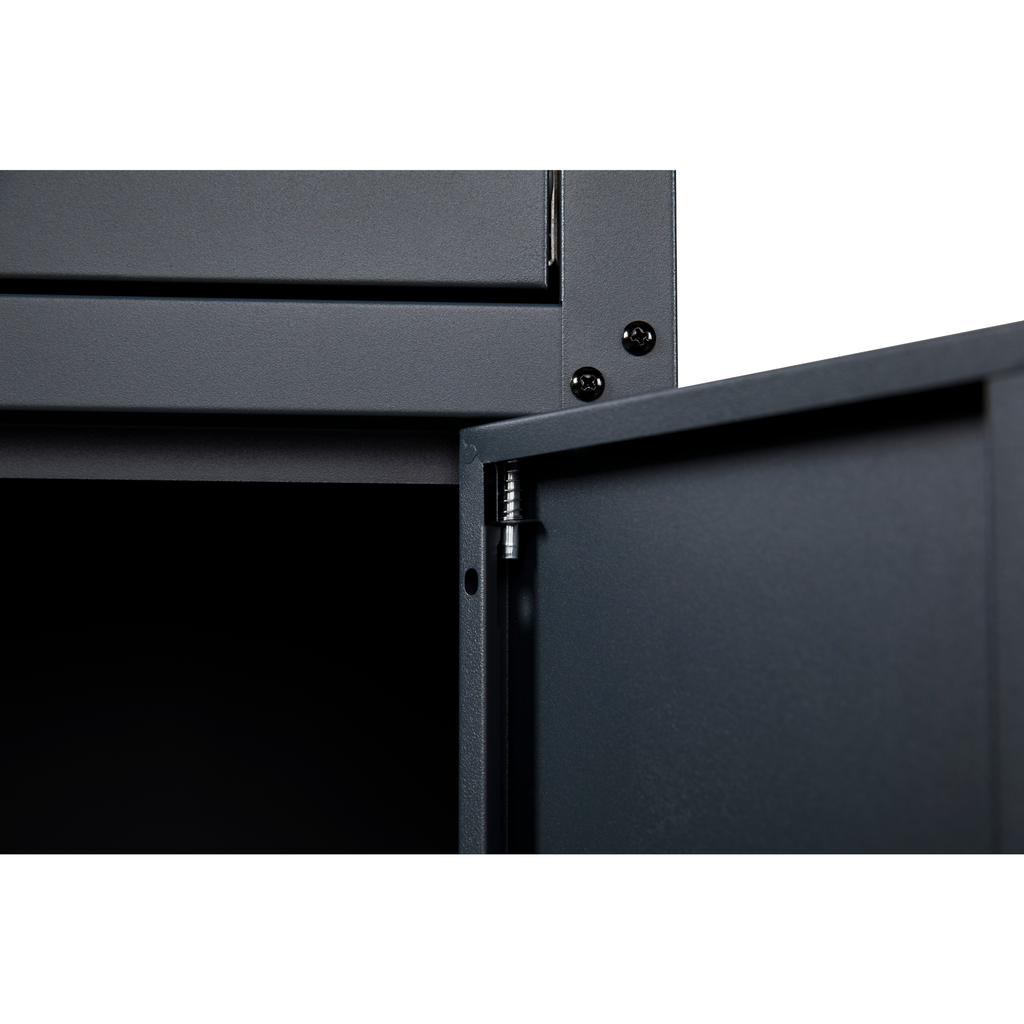 Metal Garage Tool Cabinets on Wheels - Muninn Grey