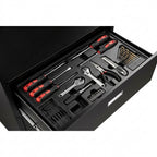 Metal Garage Tool Cabinets on Wheels - Muninn Black