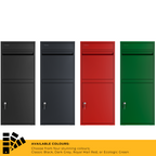 Metal Parcel Delivery Box Outdoor - Extra Large (Black)