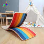 Kids Balance Board Wooden - Rainbow