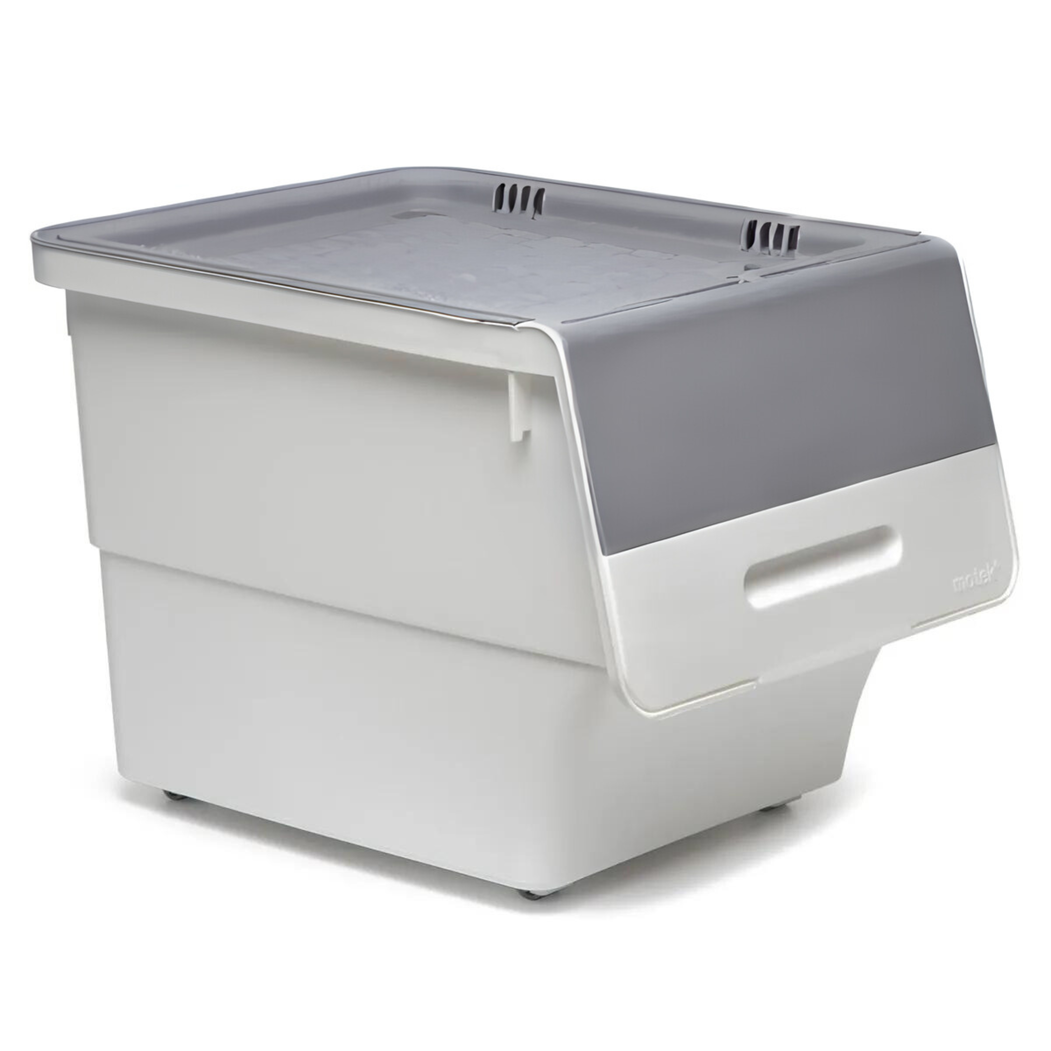 Stackable Storage Organiser Wheeled Toy Box (Grey 3x12LT)