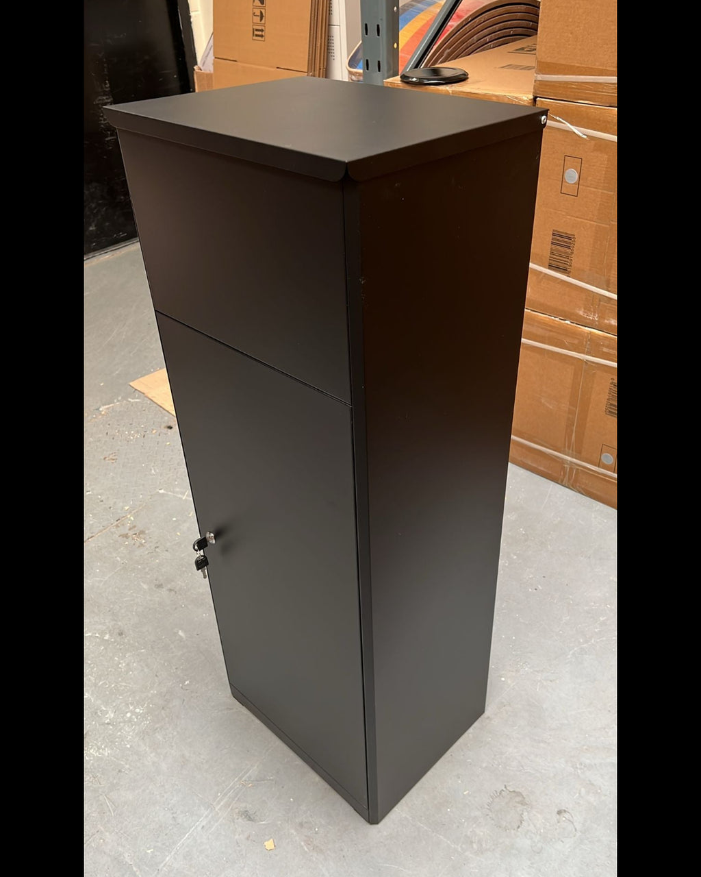 Adarna - Metal Parcel Delivery Box Outdoor - Extra Large (Black)