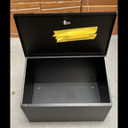 Lockable Metal Secure Parcel Delivery Container - Large (Black)
