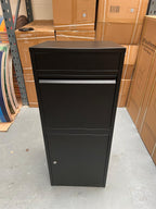 REFURBISHED Anqa Metal Parcel Delivery Box Outdoor - Extra Large (Black)