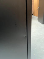 REFURBISHED Anqa Metal Parcel Delivery Box Outdoor - Extra Large (Black)