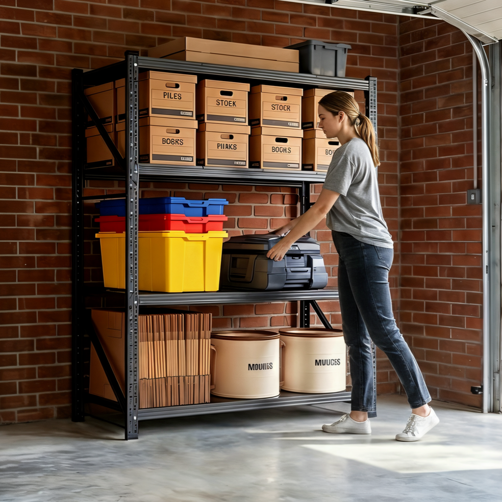 Condor Heavy Duty Garage Shelving Units - 60cm Depth